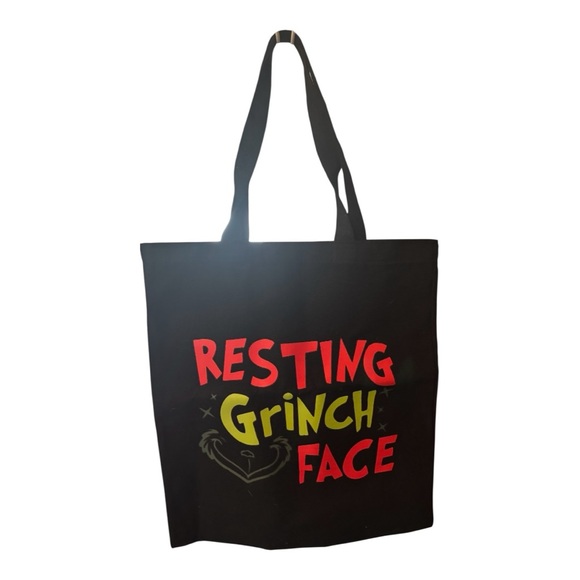 Handbags - Resting Grinch Face Tote Bag